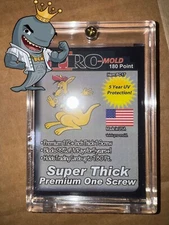 Pro-Mold Deluxe Premium 1-Screw 1/2" 180pt Card Holder FREE SHIP