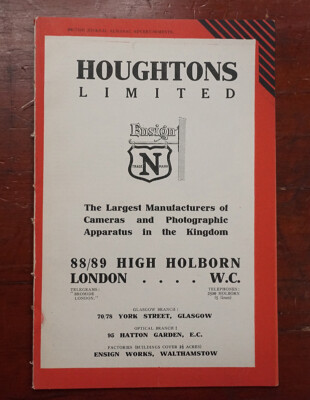 HOUGHTONS BRITISH JOURNAL ALMANAC ADVERTISEMENTS/cks/220417