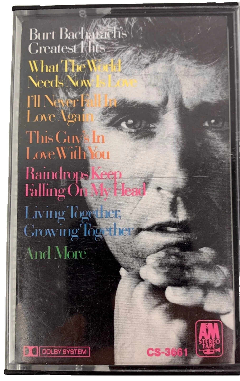 Casetes de música pop Burt Bacharach