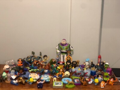 Massive Disney Toy Lot 70+ Figurines, Cake Toppers, McDonalds And Rare Vintage