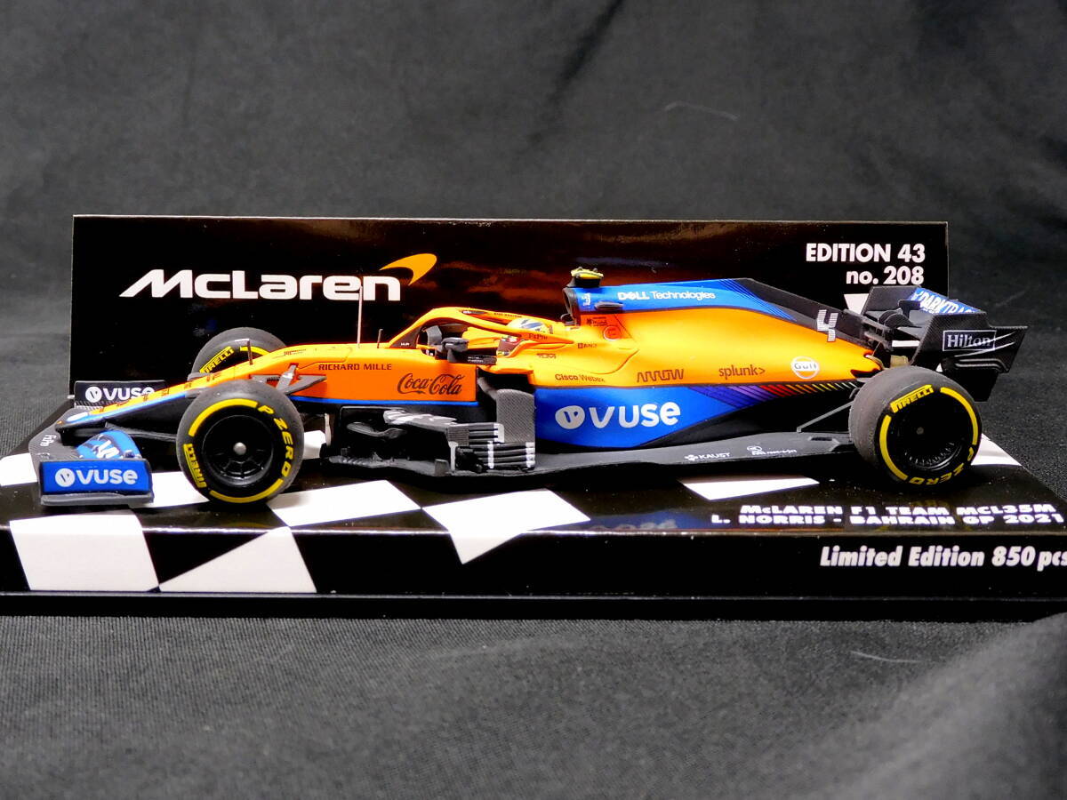 1/43 マクラーレン F1チーム MCL35M ミニカー ミニチャンプス 1/43 マクラーレン F1チーム MCL35M 2021 モナコ