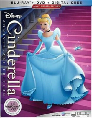 Cinderella (The Walt Disney Signature Collection) (Blu-ray, 1950) New Ships Free