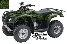 Bright Green Camouflage Splat Vinyl Graphic Wrap Kit ATV UTV Golf Cart US Made