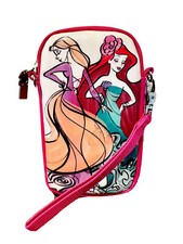 Disney Park California Mobile phone Holder Purse Bag Princesses Sketch