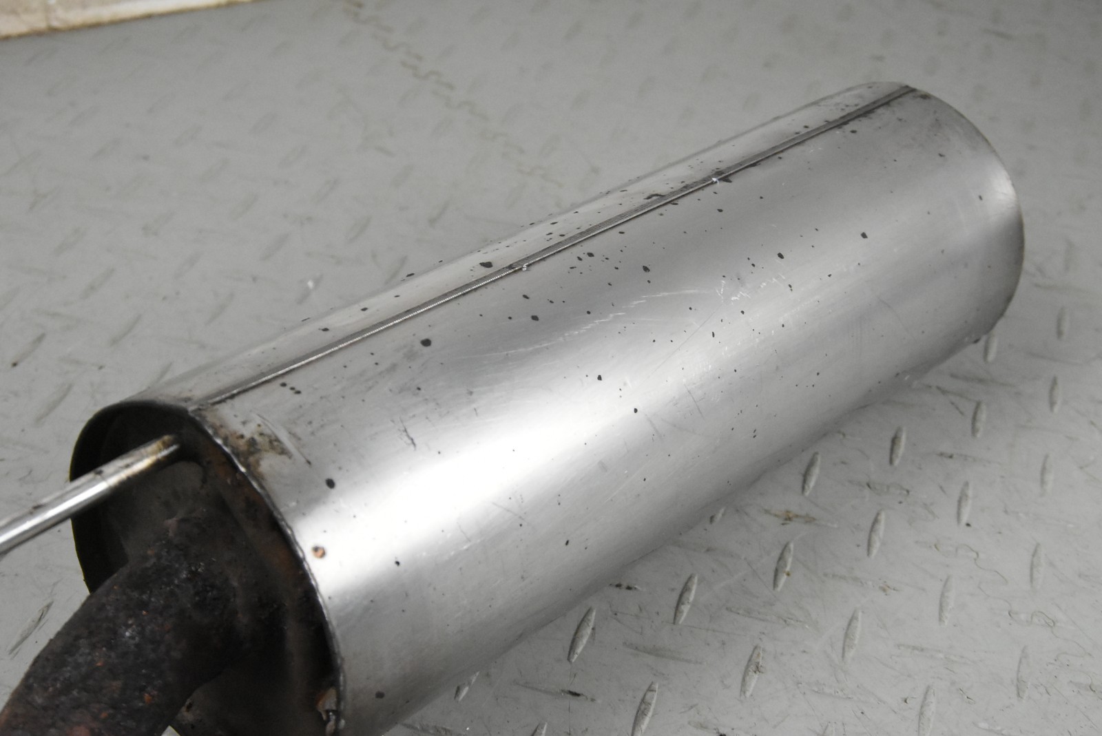 JAGUAR XJS REAR EXHAUST BACK BOX PIPE STAINLESS STEEL RH LH V12 3.6 5.3