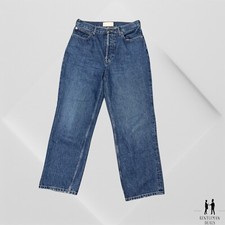 Everlane The Way High Jean 28Rx26 Organic Cotton Blue Womens Straight 90s Staple