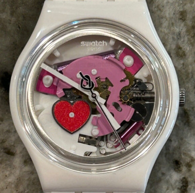 Swatch Valentine Special Tender Present GZ300 2016 Gent Mint  Condition