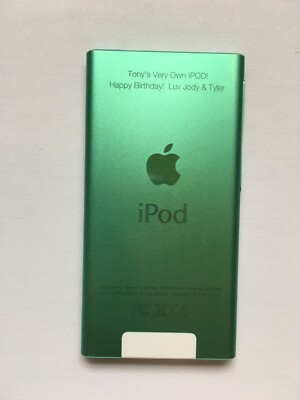 Apple iPod nano 7th Generation Green (16GB) mint #9587
