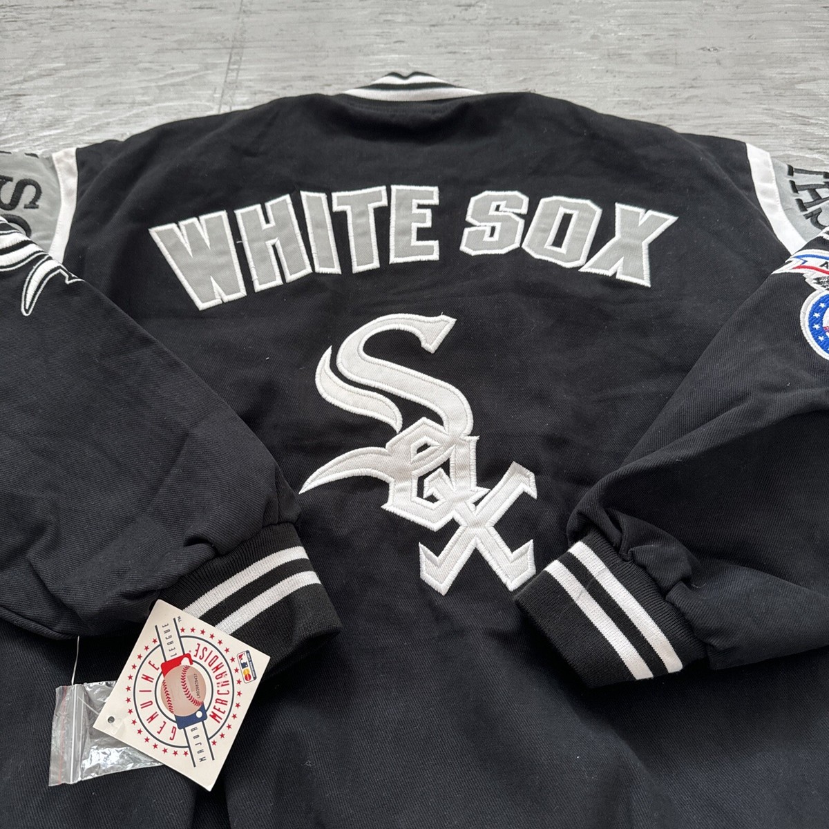 Vintage New W/ Tags MLB Jeff Hamilton Chicago White Sox Jacket Sz
