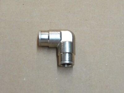1/2  OD Norgren Pneufit Union Elbow Push-To-Connect Tube to Tube Fitting