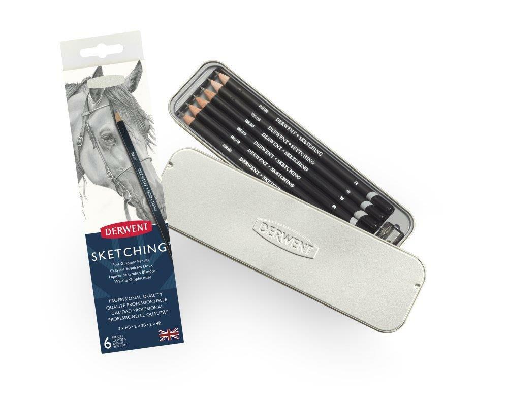 Derwent Artisti Professionale Disegno Matite Teglia Set Di 6