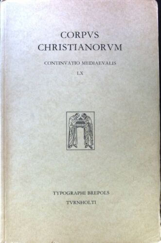 Liber Quare; Corpus christianorum. Continuatio Mediaeualis 60; Götz, Georgii Pol - Bild 1 von 1