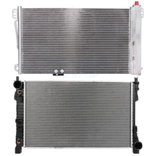 Radiator&AC Condenser Cooling Kit For Mercedes-Benz C240 C230 C320 CLK320 CLK500