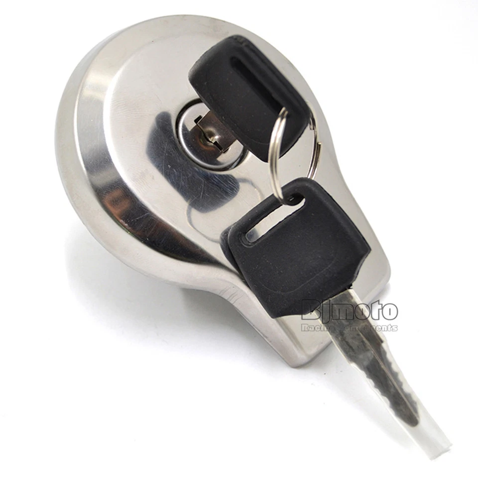 Fuel Gas Tank Cap w/key For Yamaha 4X7-24602-10 XVS250 XV400 XV535 XV1100 Virago - Изображение 2 из 4
