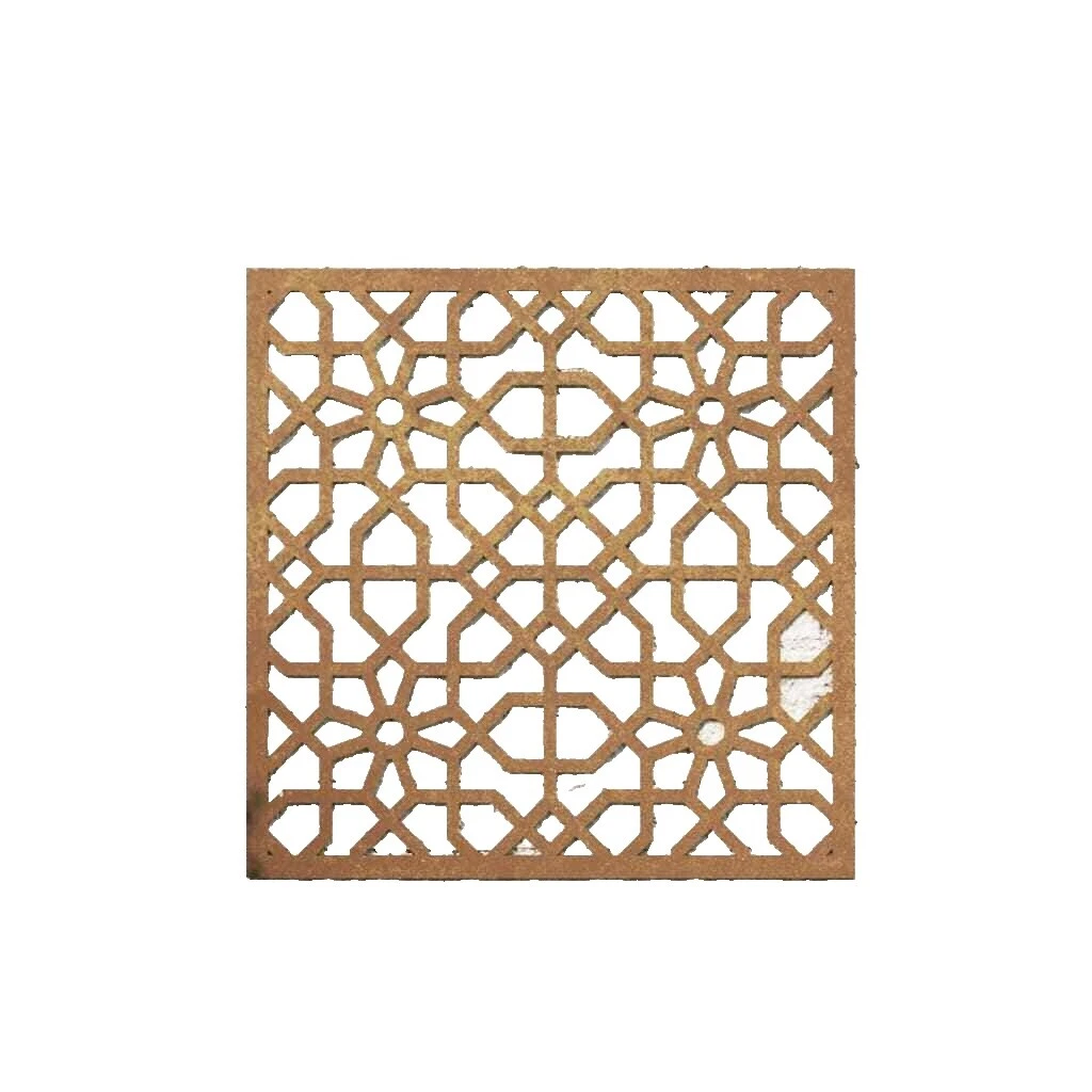 Brown geométrico Placas Y Letreros Decoración para el Hogar