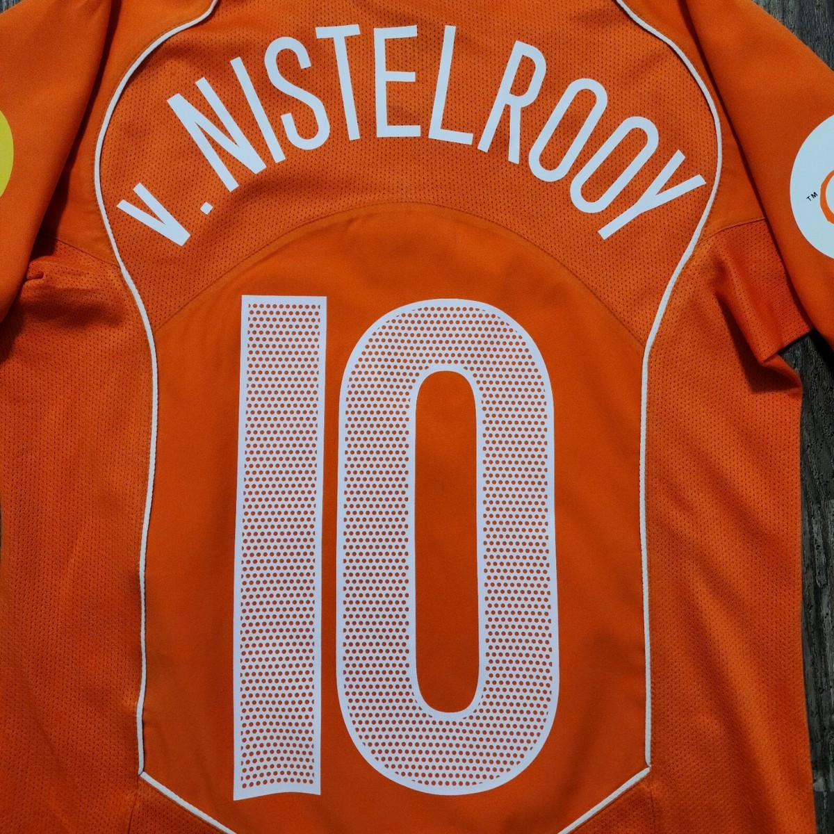 2004 Nike Netherlands Home Soccer Jersey Ruud Van Nistelrooy