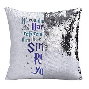 sequin harry potter pillow