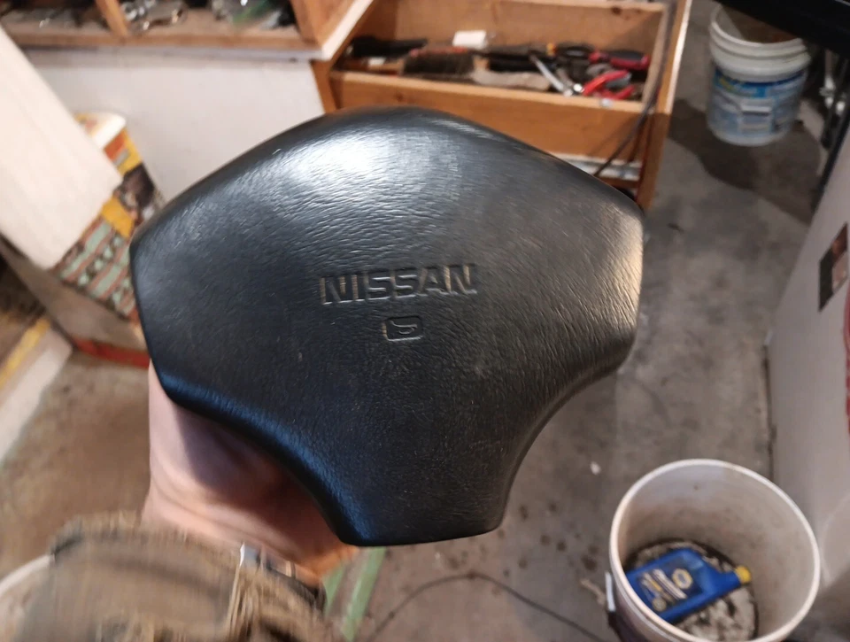 1989 - 1994? Volante Nissan 240SX con botón de bocina sin probar 14 1/2" 8Z27 Foto 2 de 4