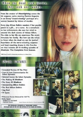(未使用･未開封品)Long  Medium Season 1 [DVD] Amazon.com: Medium - The Complete First Season : David Cubitt