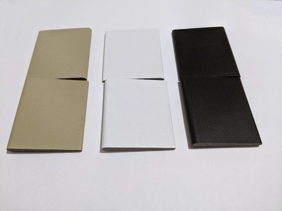 door corner seals weather stripping fix light gaps around door with Adhesive 8PK - Image 2 of 3