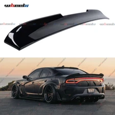 FOR 2011-2023 DODGE CHARGER GLOSS BLACK DUCKBILL STYLE REAR WINDOW ROOF SPOILER