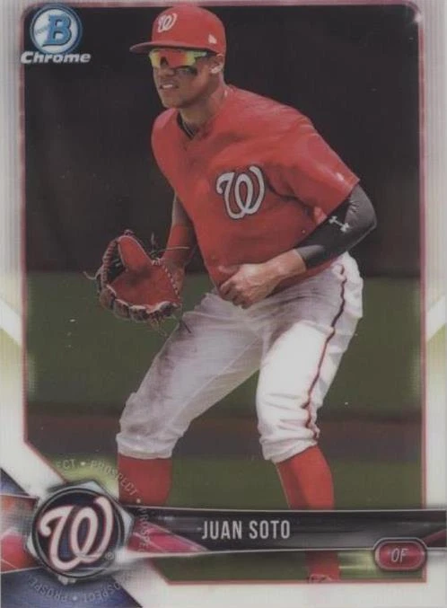 Juan Soto Washington Nationals Baseball Sports Trading Cards