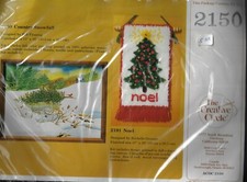 1981 The Creative Circle 2150 Country Snowfall embroidry kit OOP