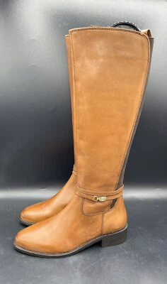 NEW Dune Ladies TRAVISS Double Strap Knee High Brown Tan Boots Shoe Size 3 36