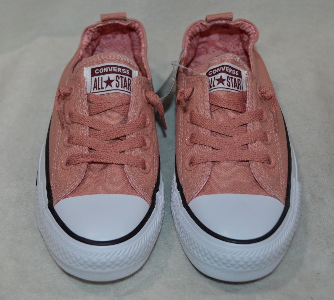 converse shoreline rust pink