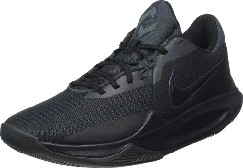 NIKE PRECISION VI LOW LACE-UP BASKETBALL SNEAKERS MEN SHOES BLACK SIZE 10.5 NEW - Picture 6 of 8