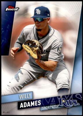 Willy Adames 2019 Finest 5x7 #40 /49 Rays