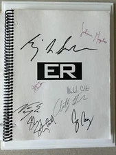 Signed ER Pilot Script - Authentic Signatures on Script Copy