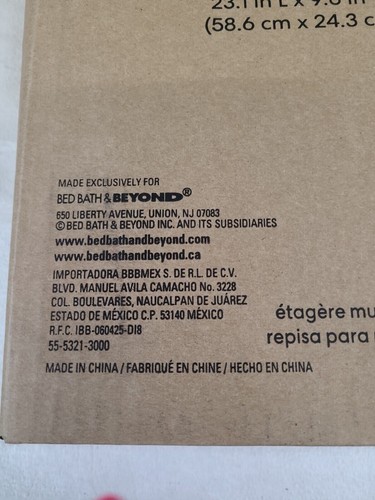 "Estante de pared Studio 3B Mercer CROMO-23.1"" X 9.6"" X 6.1" - Imagen 4 de 4