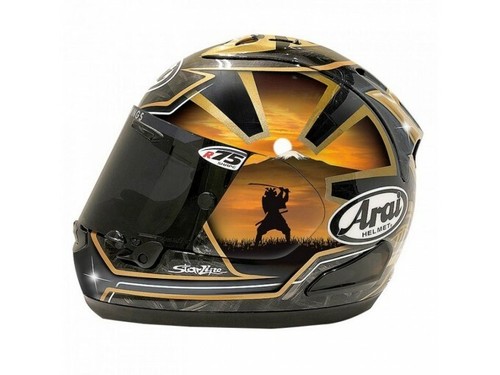 Casco Integrale Arai Rx-7 V Replica Pedrosa Spirit Oro | eBay