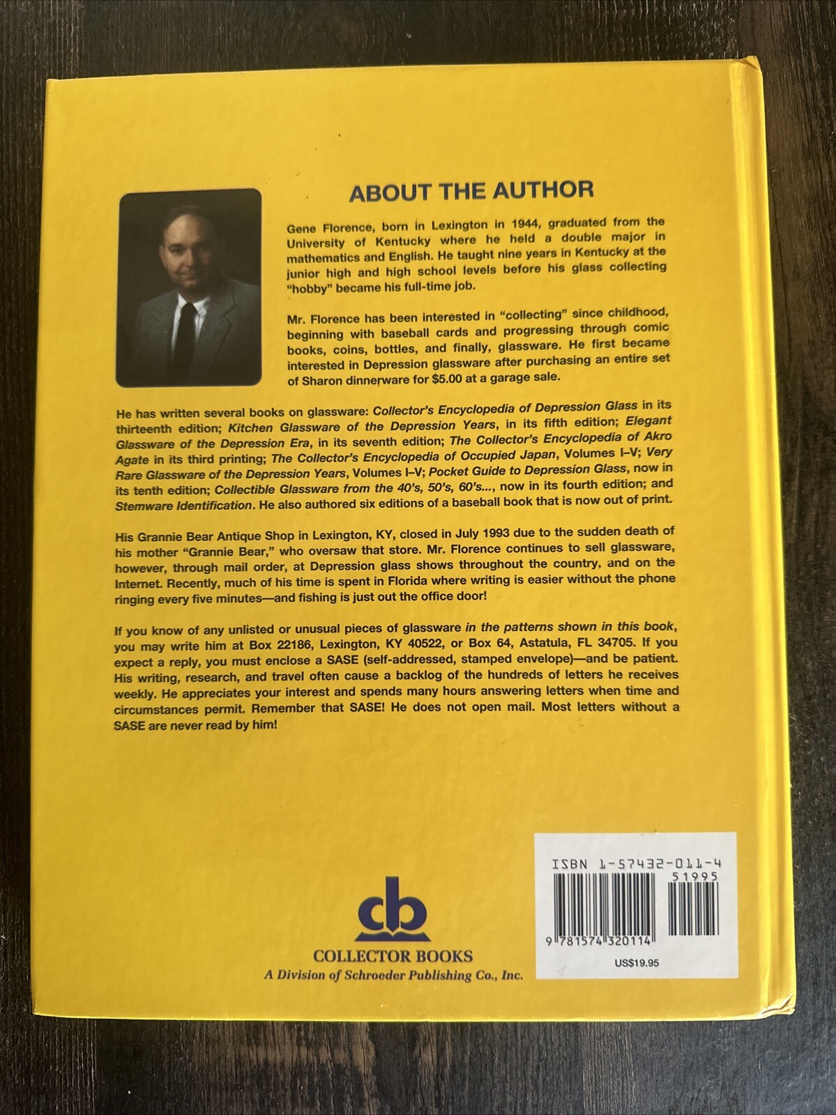 Collector's Encyclopedia Depression Glass Revised 13th Edition by Gene Florence