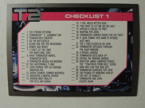 TERMINATOR 2 MOVIE SET OF 140 NON SPORT TRADING CARDS ARNOLD SCHWARZENEGGER - Picture 3 of 6