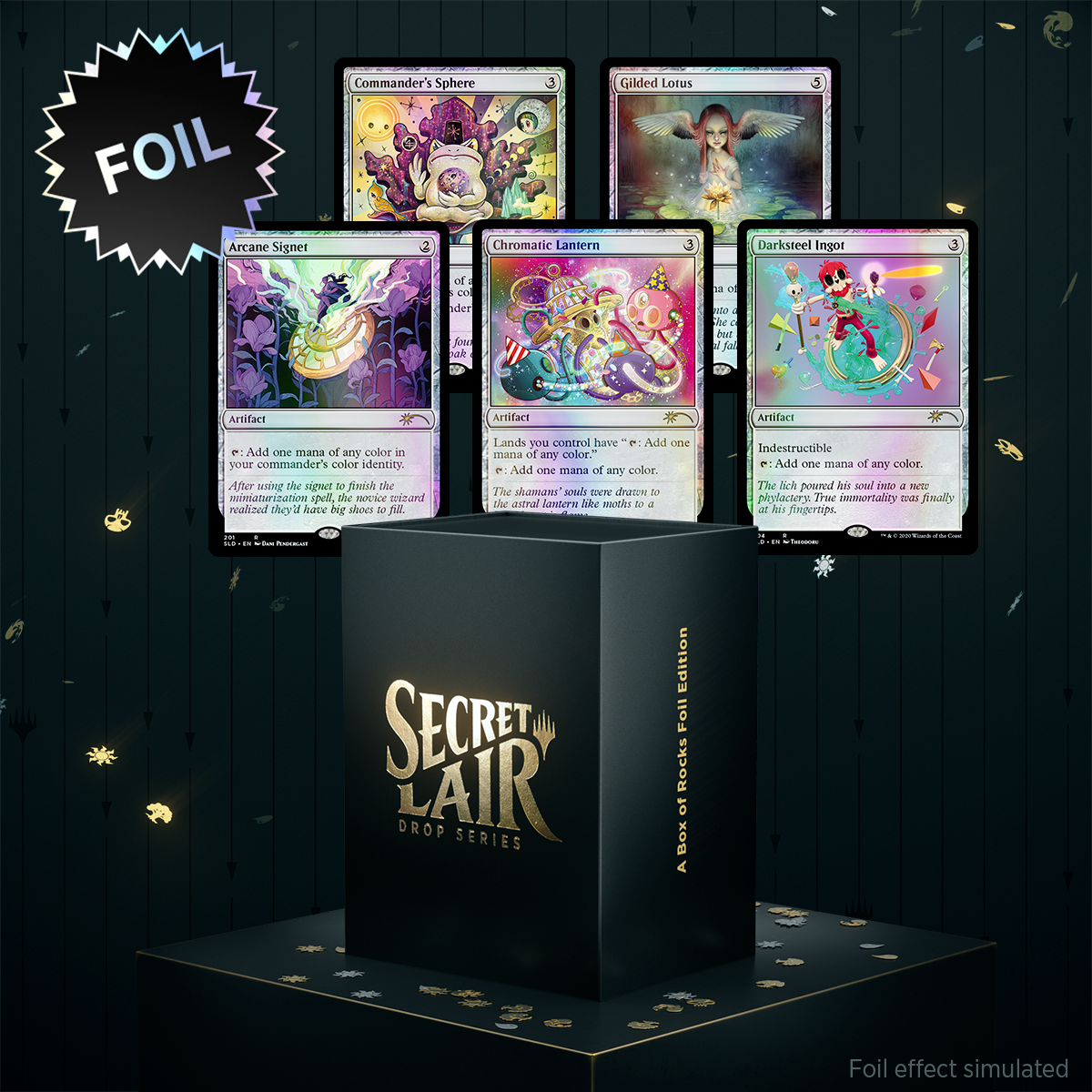 MTG Secret Lair A Box of Rocks Premium FOIL New Sealed | eBay