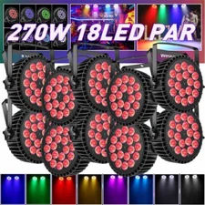 270W 18 LED PAR Can Stage Lighting RGBW DMX Club DJ Disco Party Show Xmas Light
