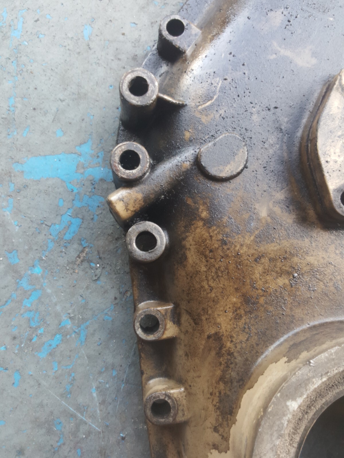 Cummins front cover Big Cam 3048033 With 150002 Cam Thrust Support 