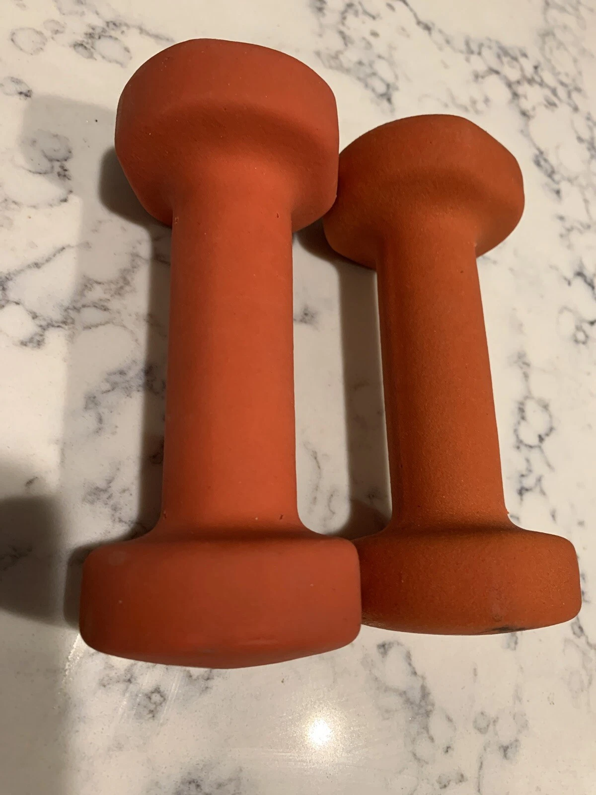 3 LB Neoprene WEIDER Dumbbells, Set of Two, 6 lbs in Total Weight EUC