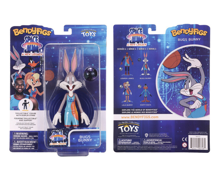 Kidrobot Bugs Bunny スケルトンフィギュア BendyFigs Space Jam A New Legacy Bugs Bunny Collectible