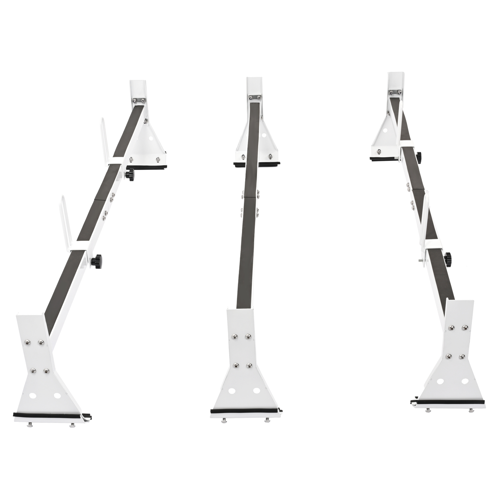 59" For Chevy Express Fullsize Van 3 bar 96-23 Ladder Roof Rack Steel Cross Bar