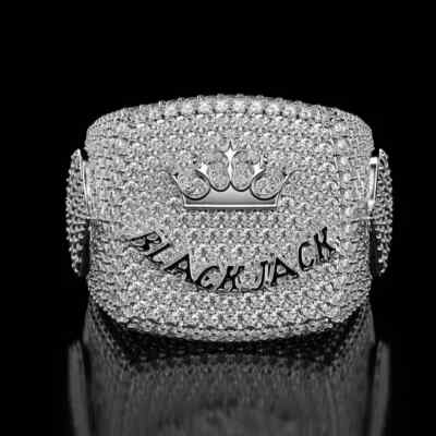 4Ct Round Cut Real Moissanite Customize Men's Wedding Ring 14K White Gold Plated