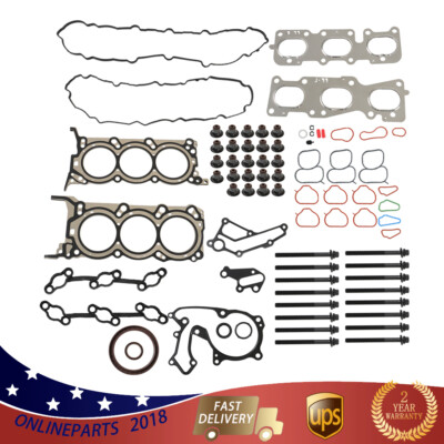 For Kia Sorento/Sedona Hyundai Fe 10-23 3.3L V6 Head Gasket Bolt Set 517R5-3CA00