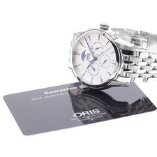 Oris 7703 Artelier Complication Moonphase Automatic Men's Watch Warranty Card