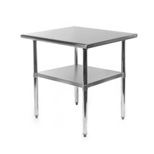 Commercial Stainless Steel Kitchen Food Prep Work Table - 24" x 30"