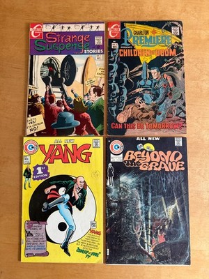 Charlton Comics x4 issues form 1967-1975