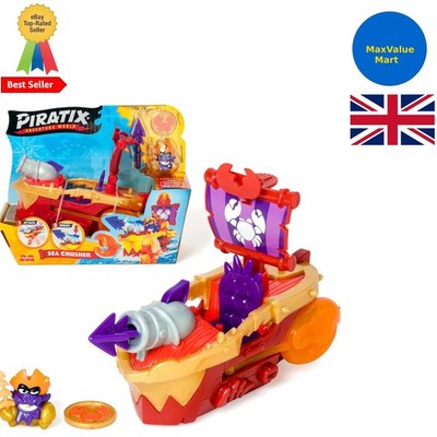 PIRATIX Adventure Sea Crusher - Unique Crab Pirate Ship with Adventure Treasures