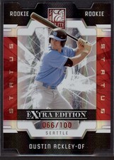 2009 Dustin Ackley Donruss Elite Status Die-Cut Red    RC 66/100 #51 (F1520)
