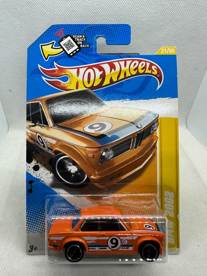 HOTWHEELS 2012 НОВЫЕ МОДЕЛИ BMW 2002 ОРАНЖЕВЫЙ В ЗАВОДСКОЙ УПАКОВКЕ БЕСПЛАТНАЯ ДОСТАВКА - Изображение 3 из 4